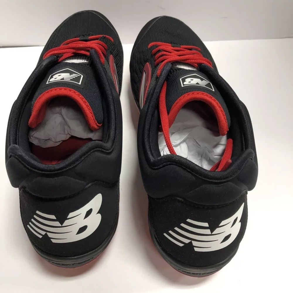 New Balance Men’s 3000v4 Black/Red Baseball Cleats, Size 16 Wide. - Picture 4 of 6